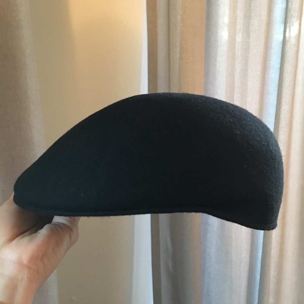 Country Gentleman Black Flat Cap Men’s Wool Hat M